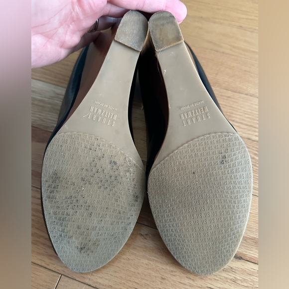 Stuart Weitzman Peep Toe Wedge Heel - Picture 5 of 7
